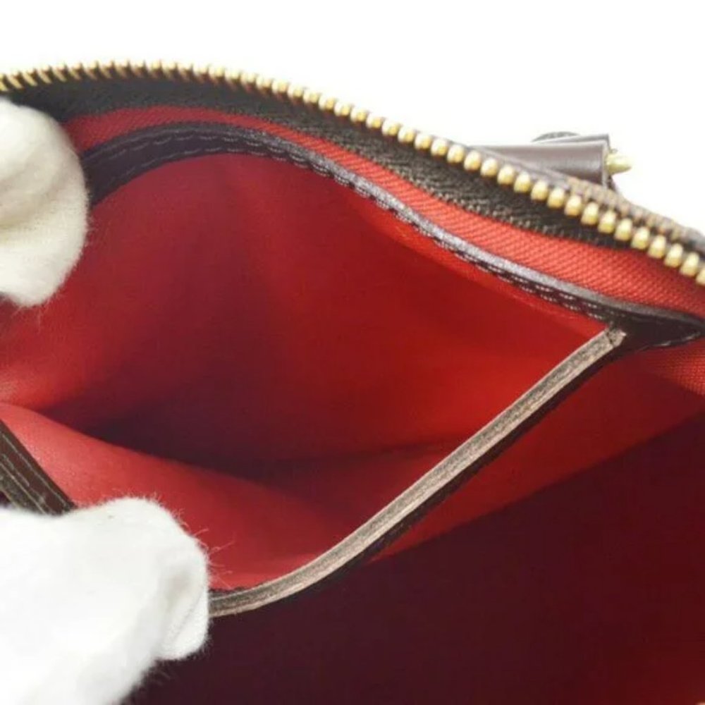 AUTHENTIC LOUIS VUITTON SPEEDY 25 HAND BAG PURSE DAMIER EBENE AA3079 - Picture 9 of 11